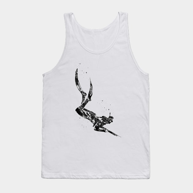 Scuba diver Tank Top by erzebeth